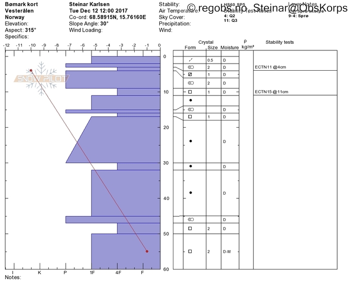 Image Of Snow Profile