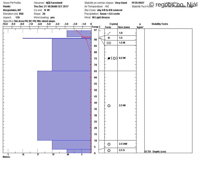 Image Of Snow Profile