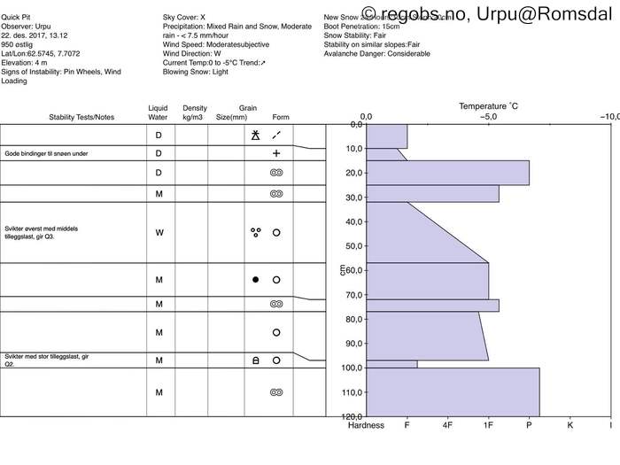 Image Of Snow Profile