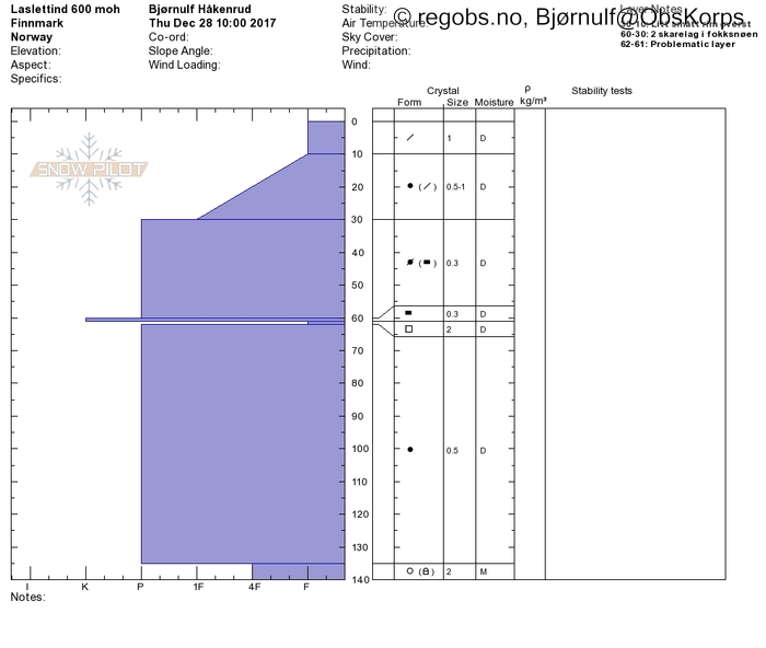 Image Of Snow Profile