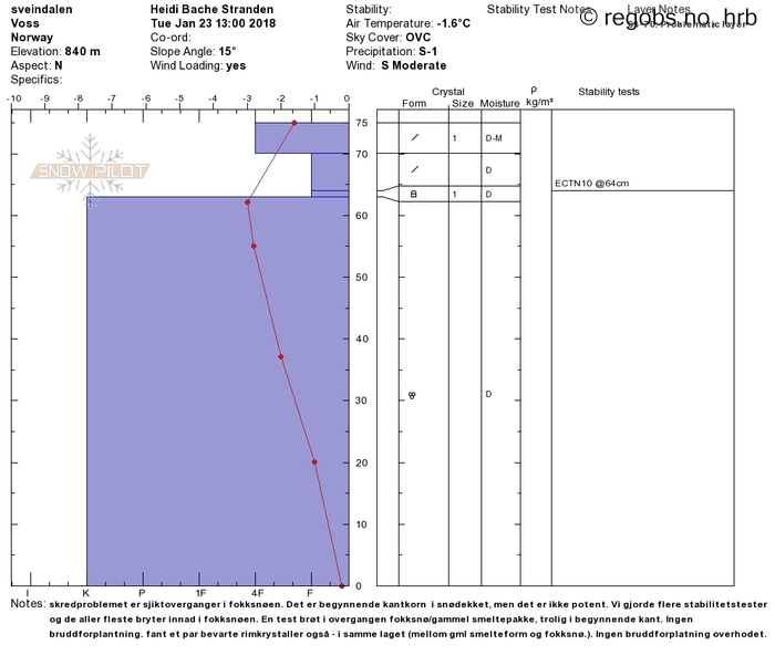 Image Of Snow Profile