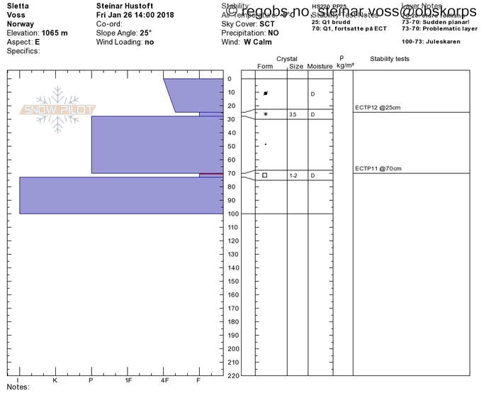 Image Of Snow Profile