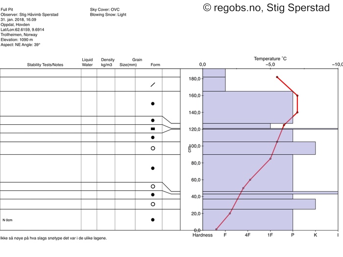 Bilde Av Snøprofil