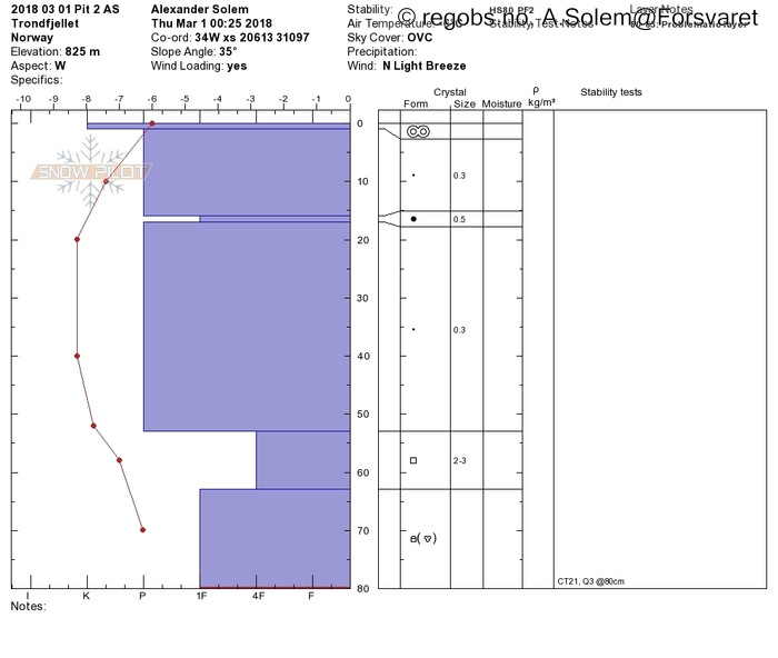 Image Of Snow Profile