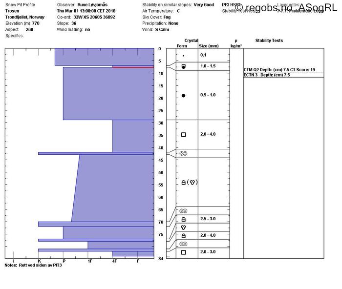 Image Of Snow Profile