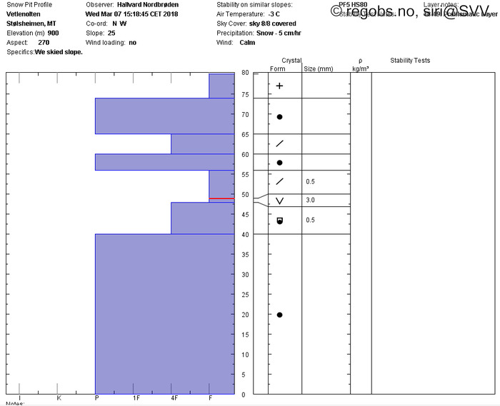 Image Of Snow Profile