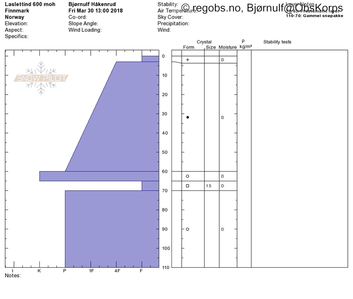 Image Of Snow Profile