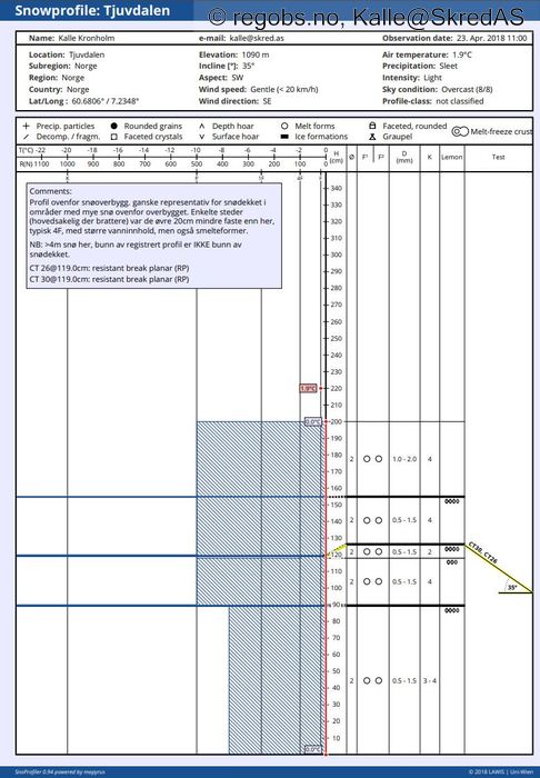 Image Of Snow Profile