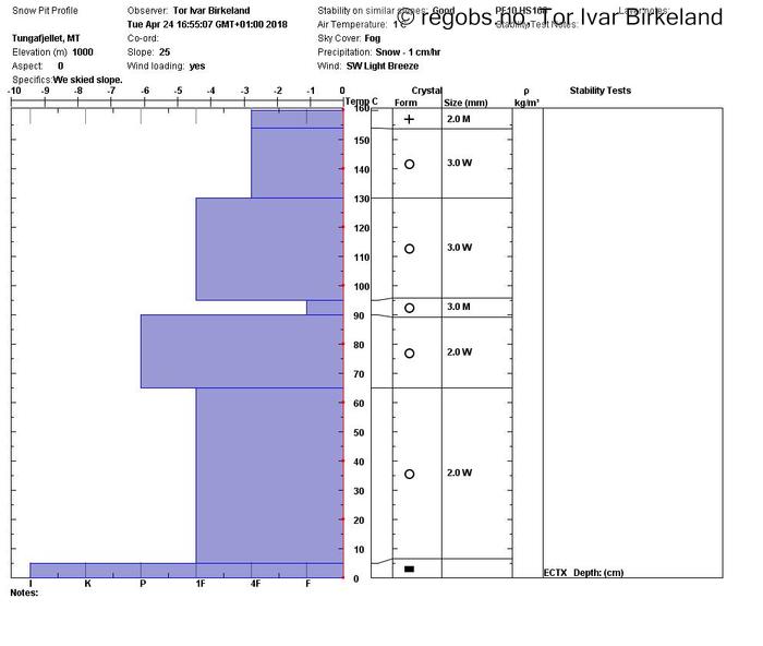 Image Of Snow Profile